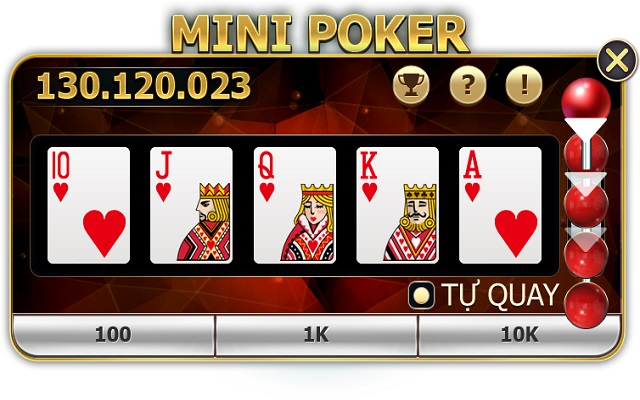 Mẹo chơi Mini Poker hiệu quả