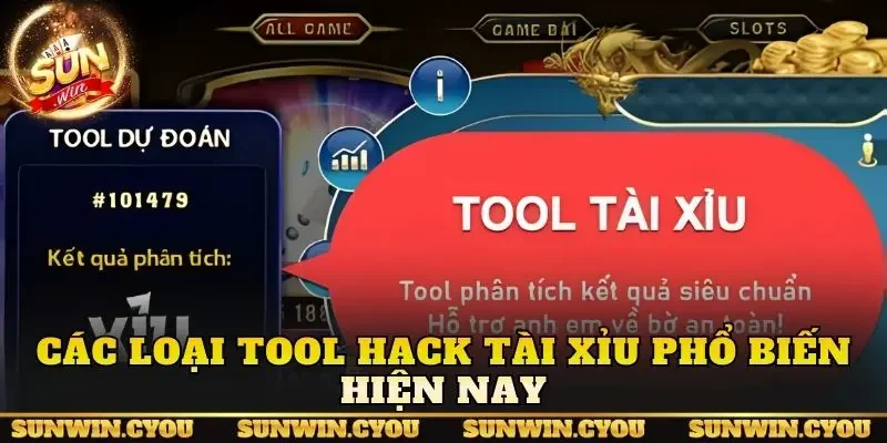 Các loại tool hack tài xỉu phổ biến hiện nay