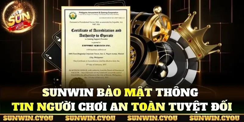 Cổng game bảo mật thông tin người chơi an toàn tuyệt đối